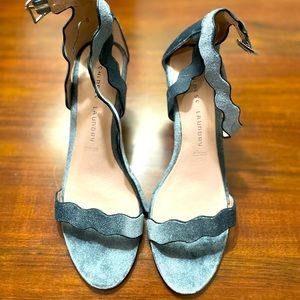 Selling ✨LEATHER ✨Chinese Laundry Sandal Heels 8.5 Women